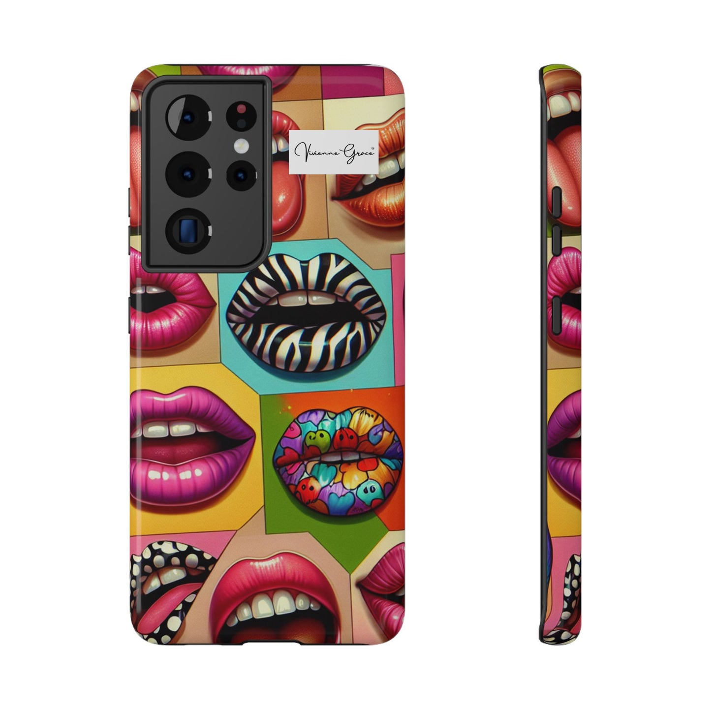 Samsung Galaxy - Impact-Resistant Case - LIPS - Vivienne Grace