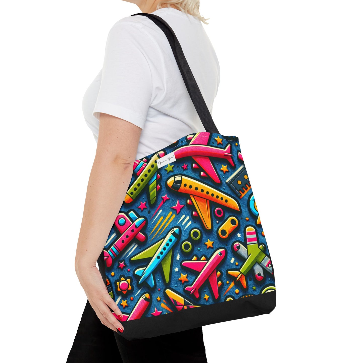 Tote Bag - AIRPLANES - Vivienne Grace