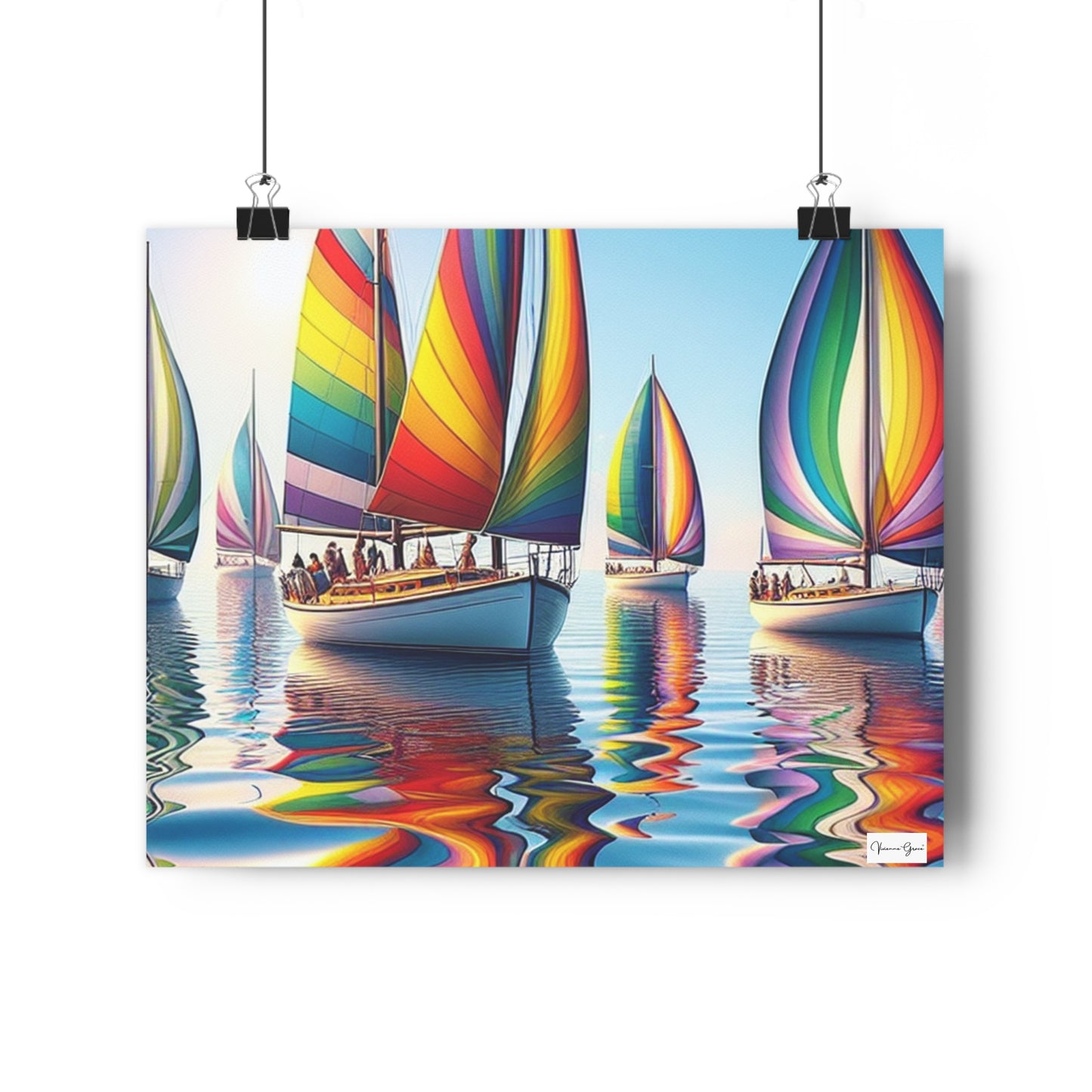 Giclée Art Print - SAILBOATS - Vivienne Grace