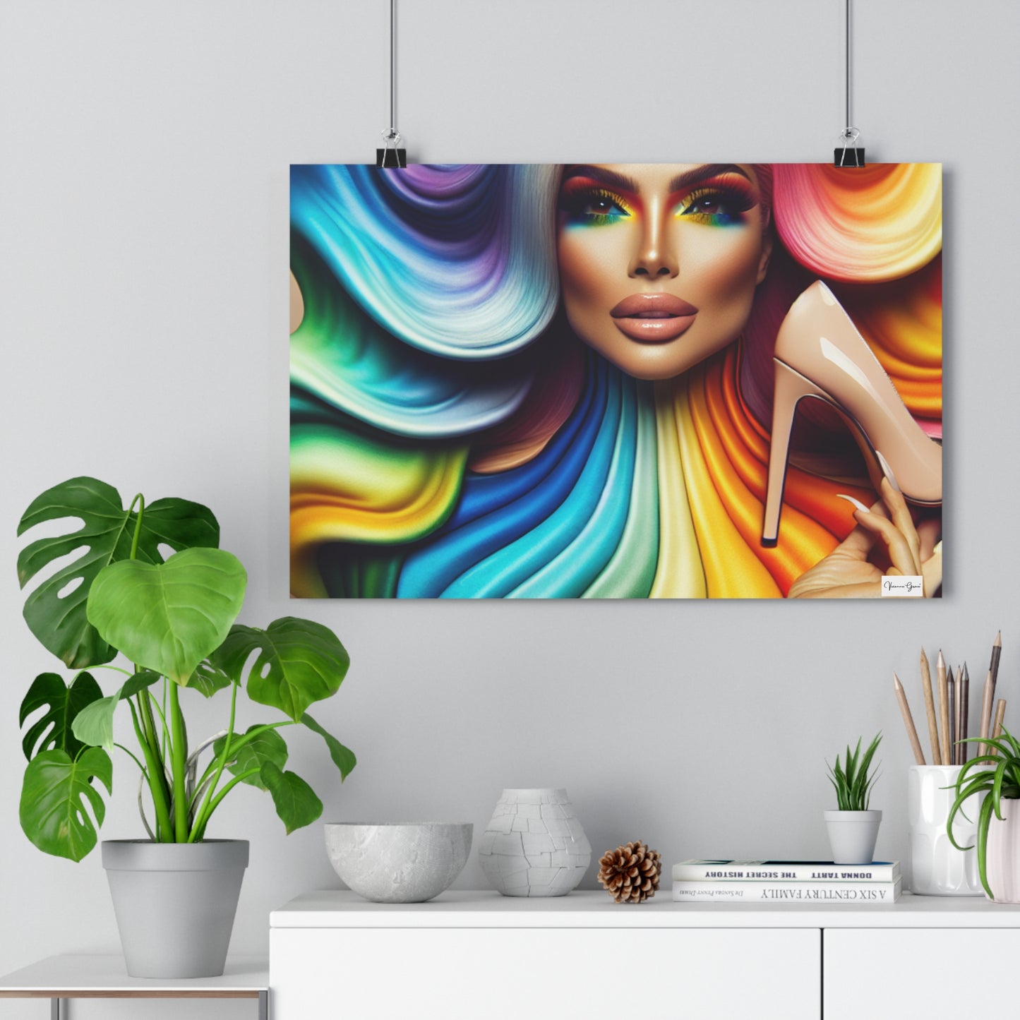Giclée Art Print - Glamorous - Vivienne Grace