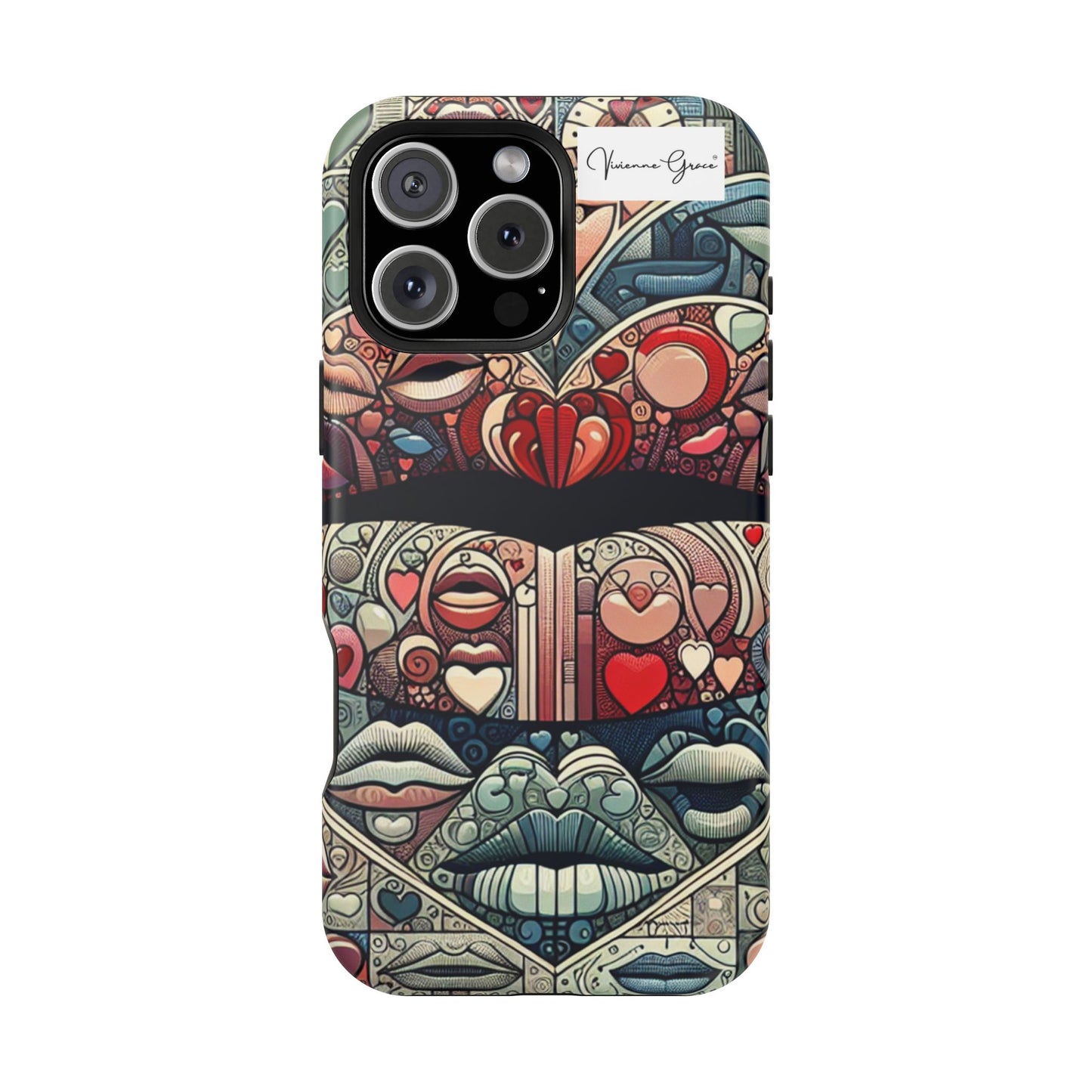IPhone - Impact-Resistant Cases - BLUE LIPS - Vivienne Grace