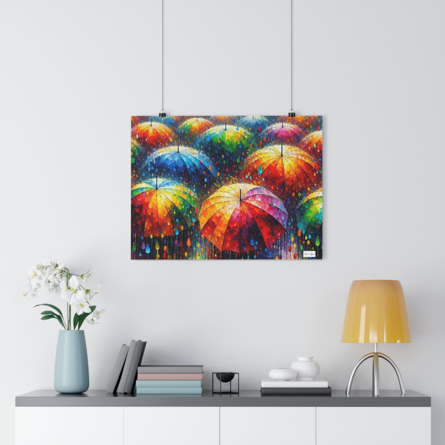 Giclée Art Print - Umbrellas - Vivienne Grace