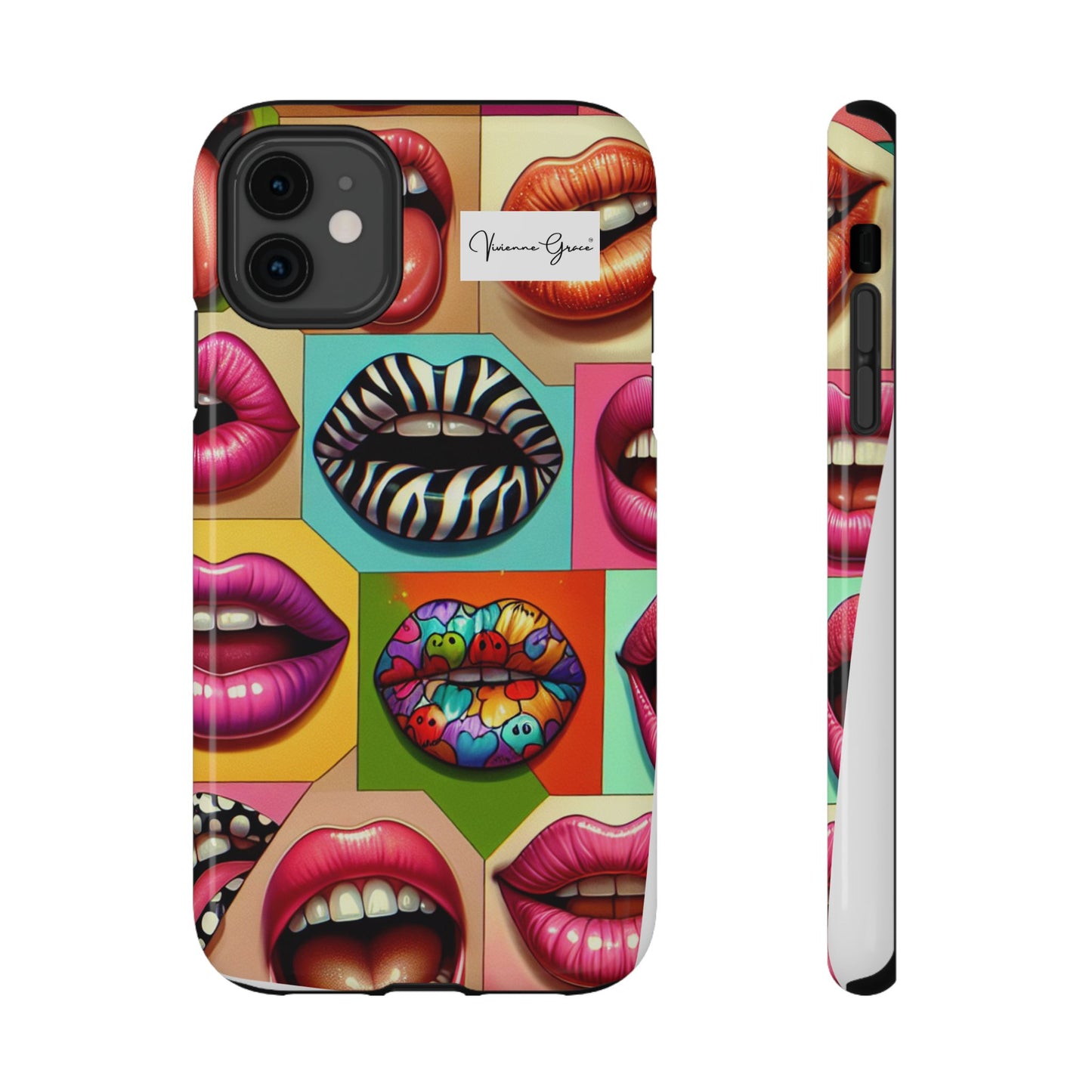 IPhone - Impact-Resistant Case - LIPS - Vivienne Grace