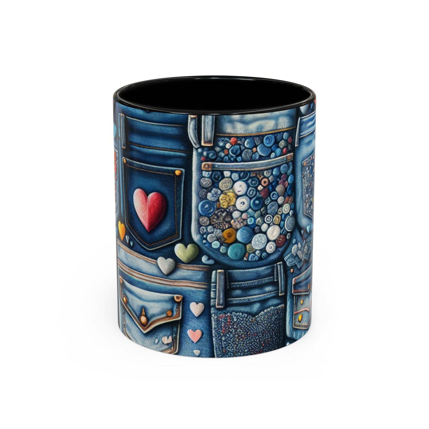Accent Coffee Mug - BLUE JEANS - Vivienne Grace