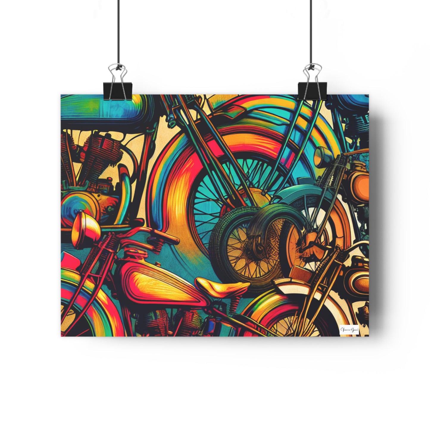 Giclée Art Print - Motorcycles - Vivienne Grace