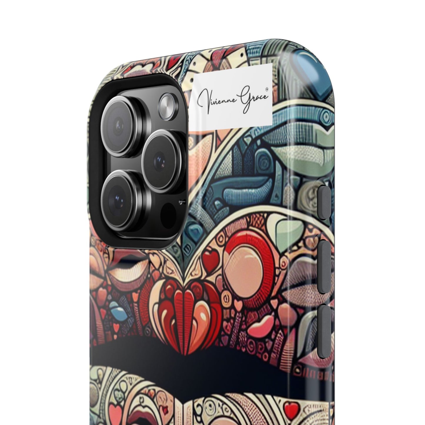 IPhone - Impact-Resistant Cases - BLUE LIPS - Vivienne Grace