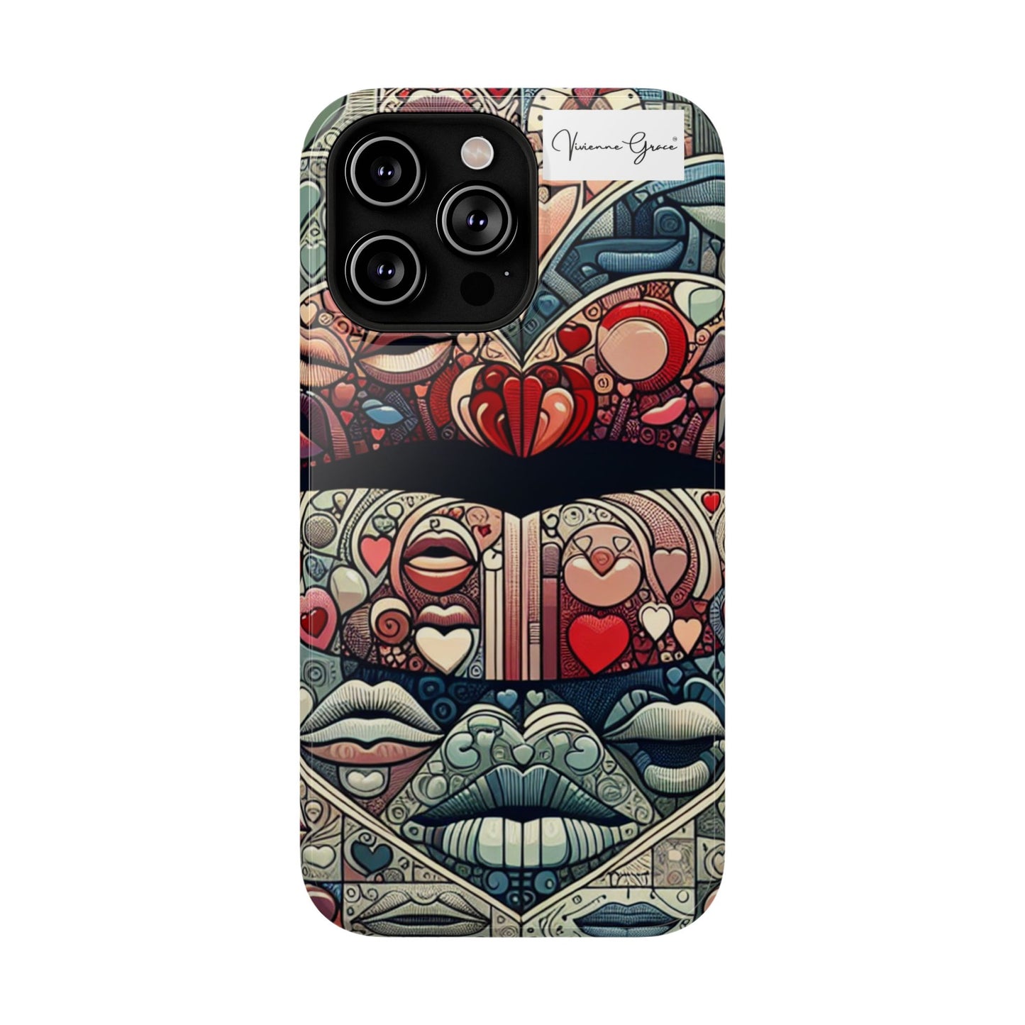 IPhone - Impact-Resistant Cases - BLUE LIPS - Vivienne Grace