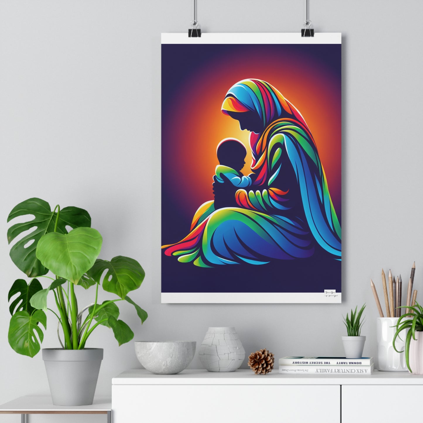 Giclée Art Print - Loving Mother - Vivienne Grace