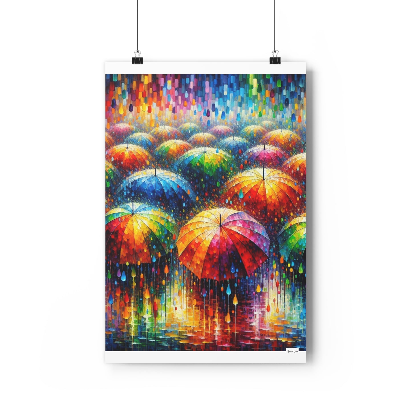 Giclée Art Print - Umbrellas - Vivienne Grace