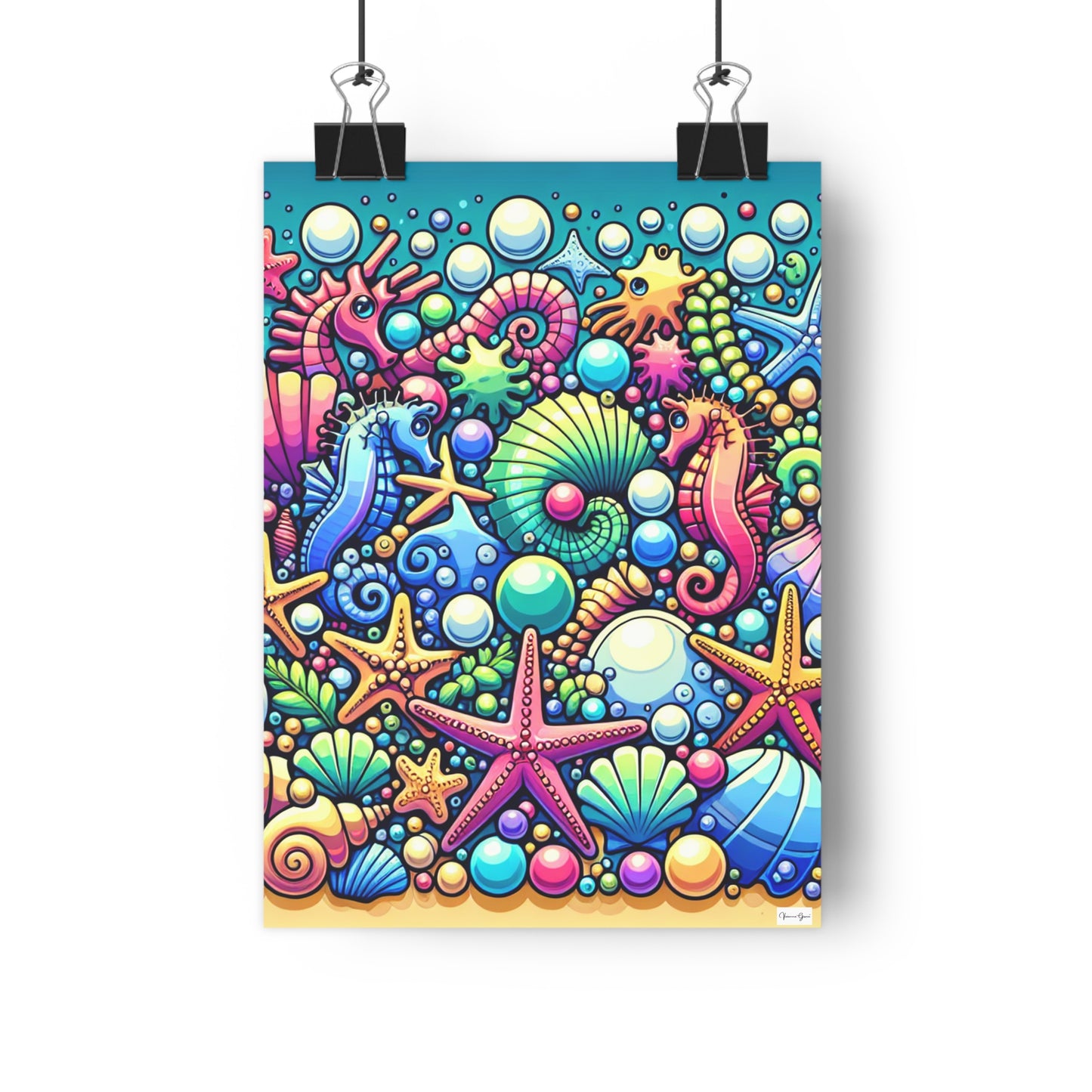 Giclée Art Print - BEACH BAUBLES