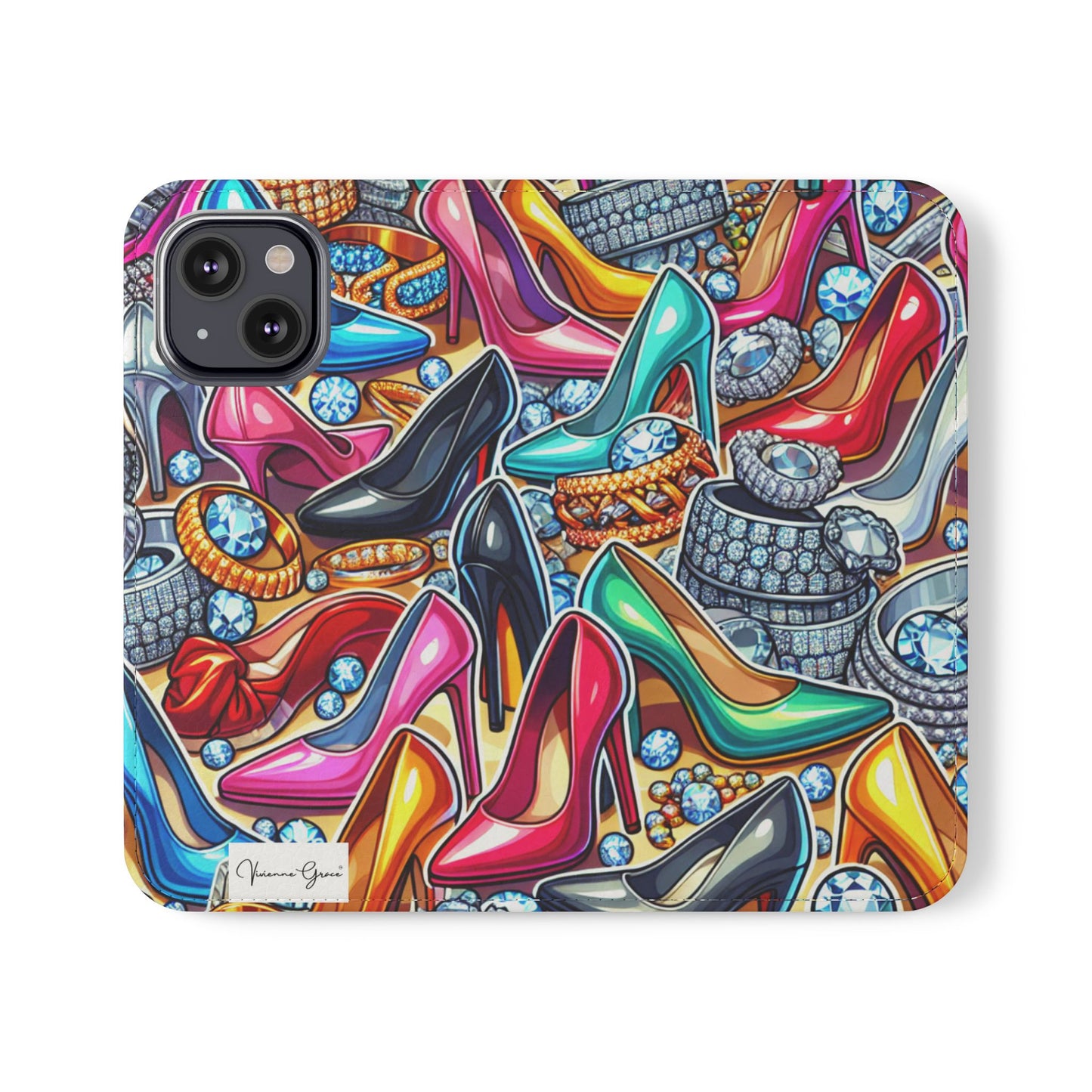 IPhone - Flip Case - STILETTO HEELS - Vivienne Grace