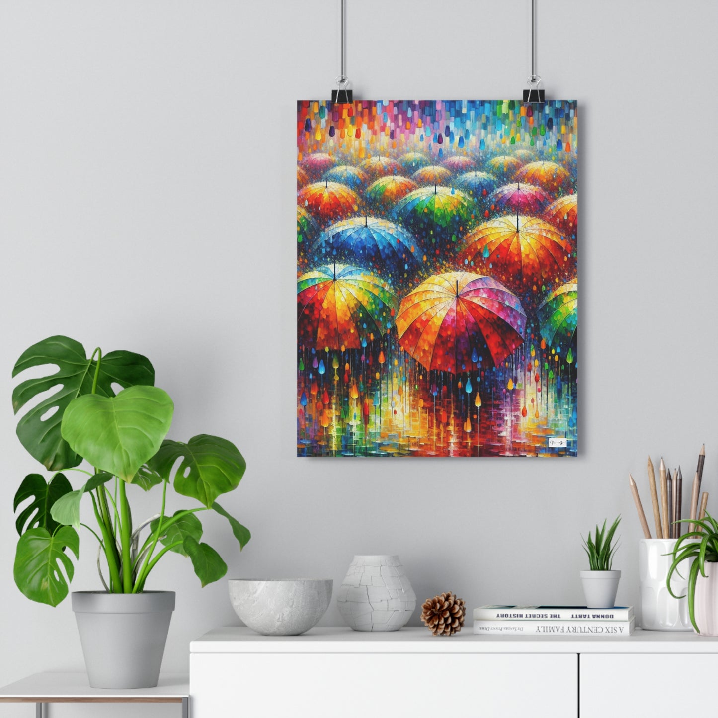 Giclée Art Print - Umbrellas - Vivienne Grace