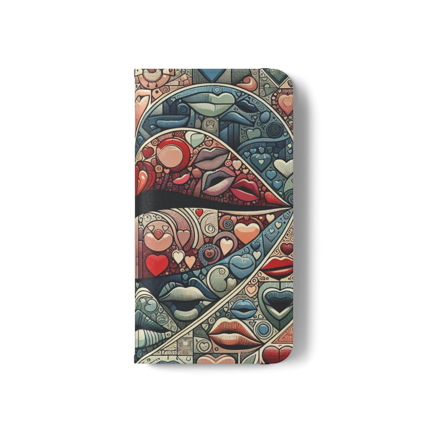IPhone - Flip Case - BLUE LIPS - Vivienne Grace