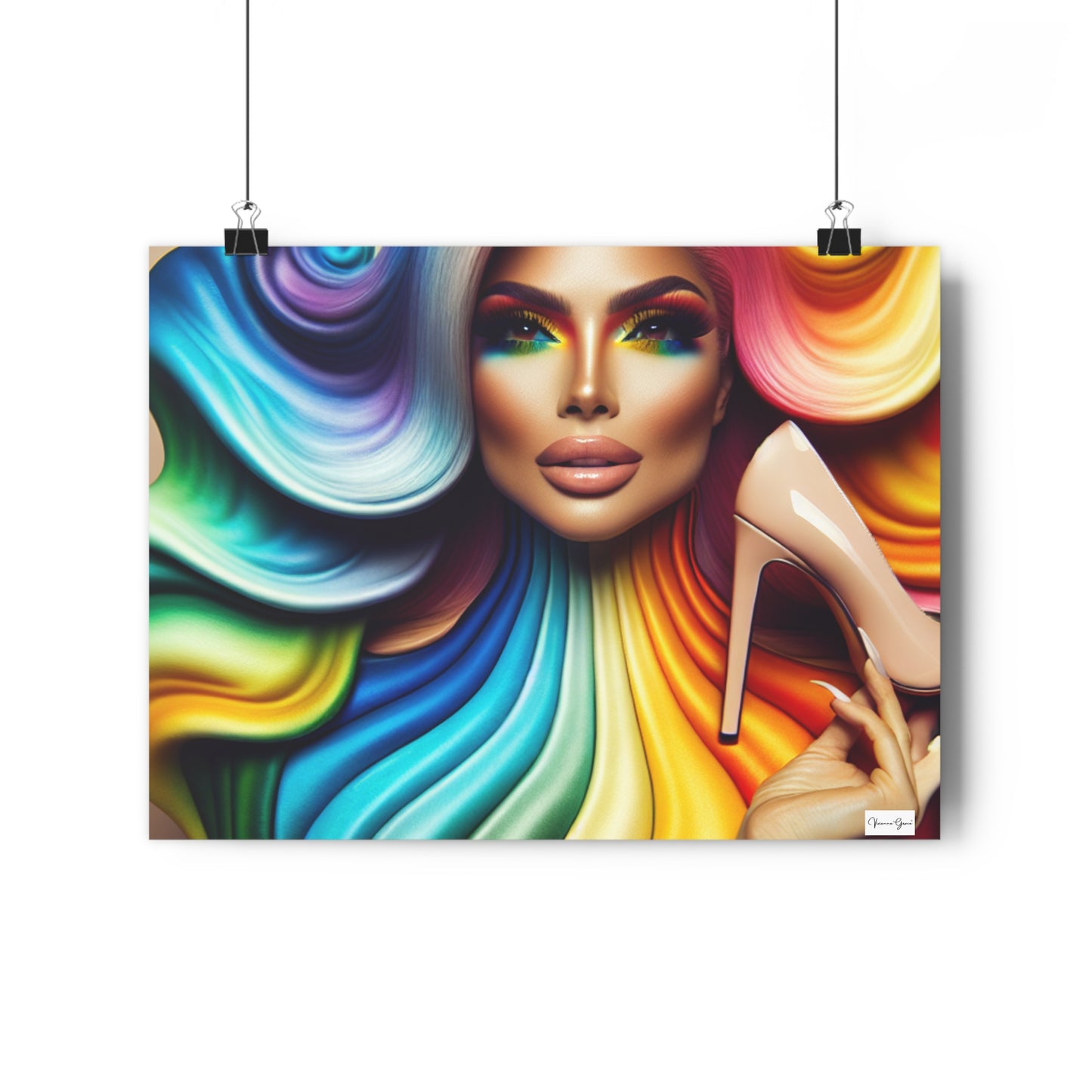 Giclée Art Print - Glamorous - Vivienne Grace
