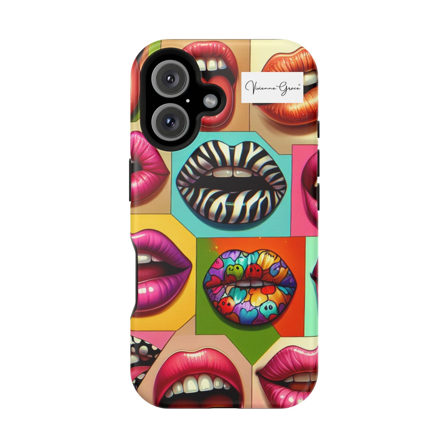 IPhone - Impact-Resistant Case - LIPS - Vivienne Grace