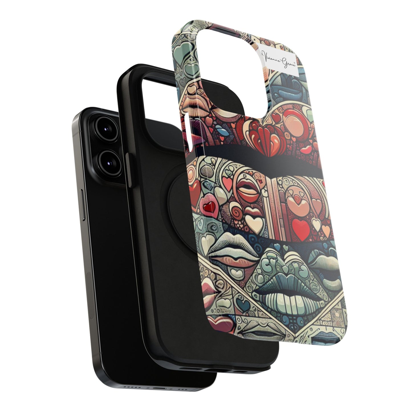 IPhone - Impact-Resistant Cases - BLUE LIPS - Vivienne Grace