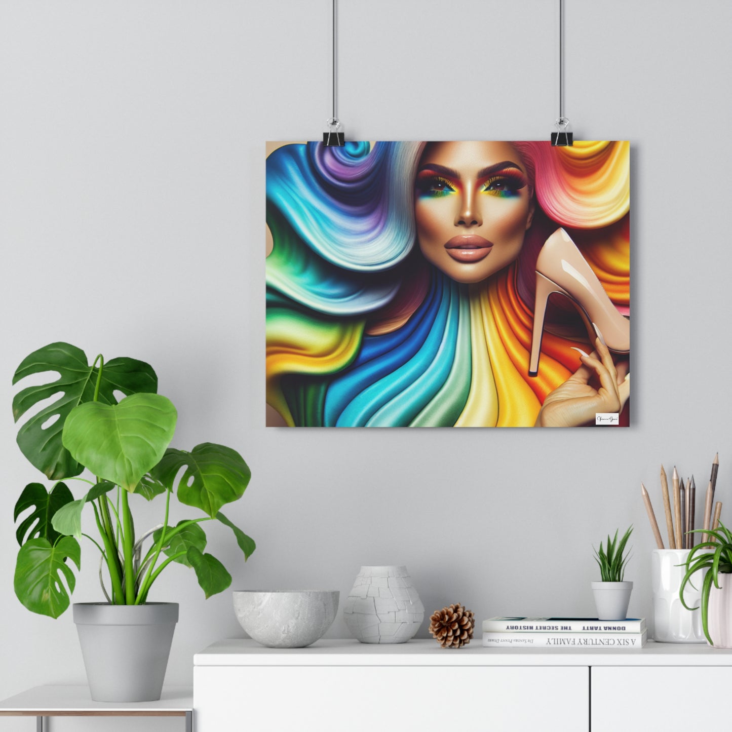 Giclée Art Print - Glamorous - Vivienne Grace