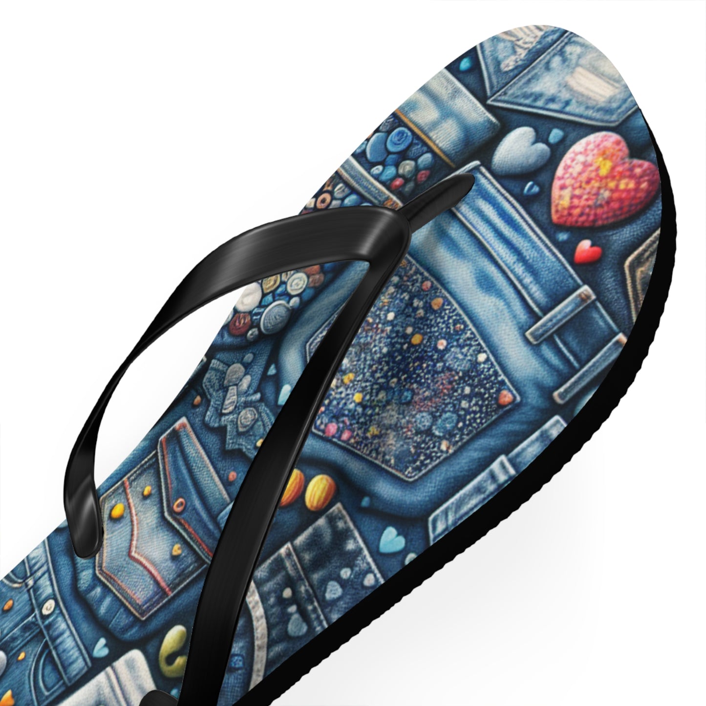 Flip Flops - BLUE JEANS - Vivienne Grace