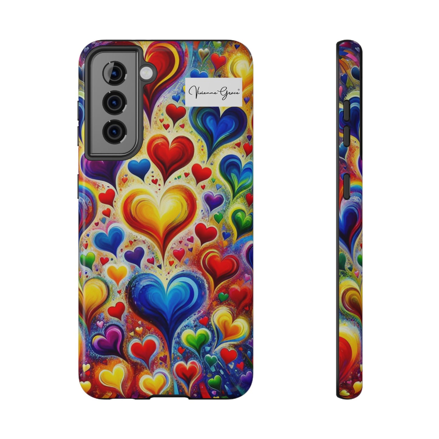 Samsung Galaxy - Impact-Resistant Case - BRIGHT HEARTS - Vivienne Grace