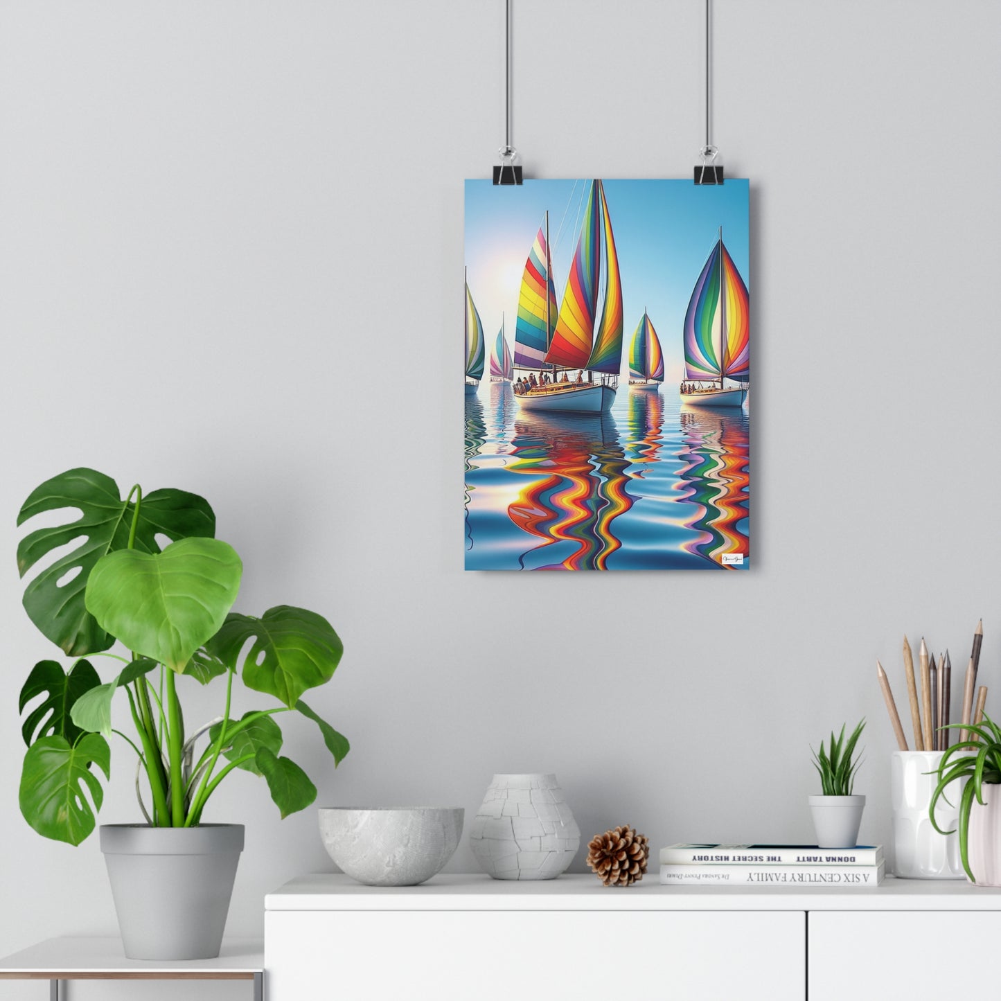 Giclée Art Print - SAILBOATS - Vivienne Grace