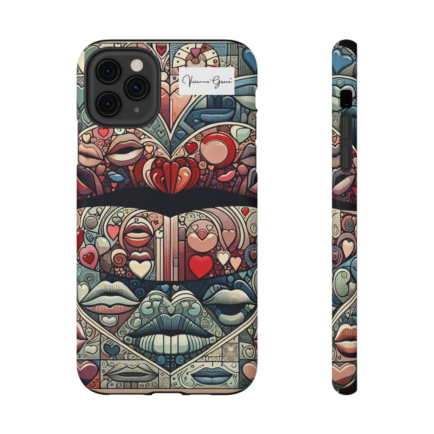 IPhone - Impact-Resistant Cases - BLUE LIPS - Vivienne Grace