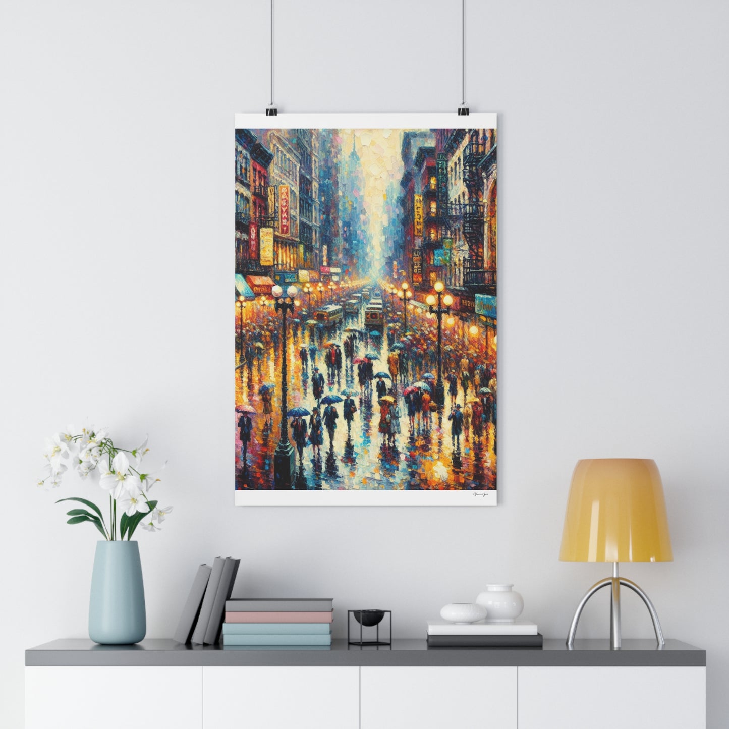 Giclée Art Print - New York Rain - Vivienne Grace