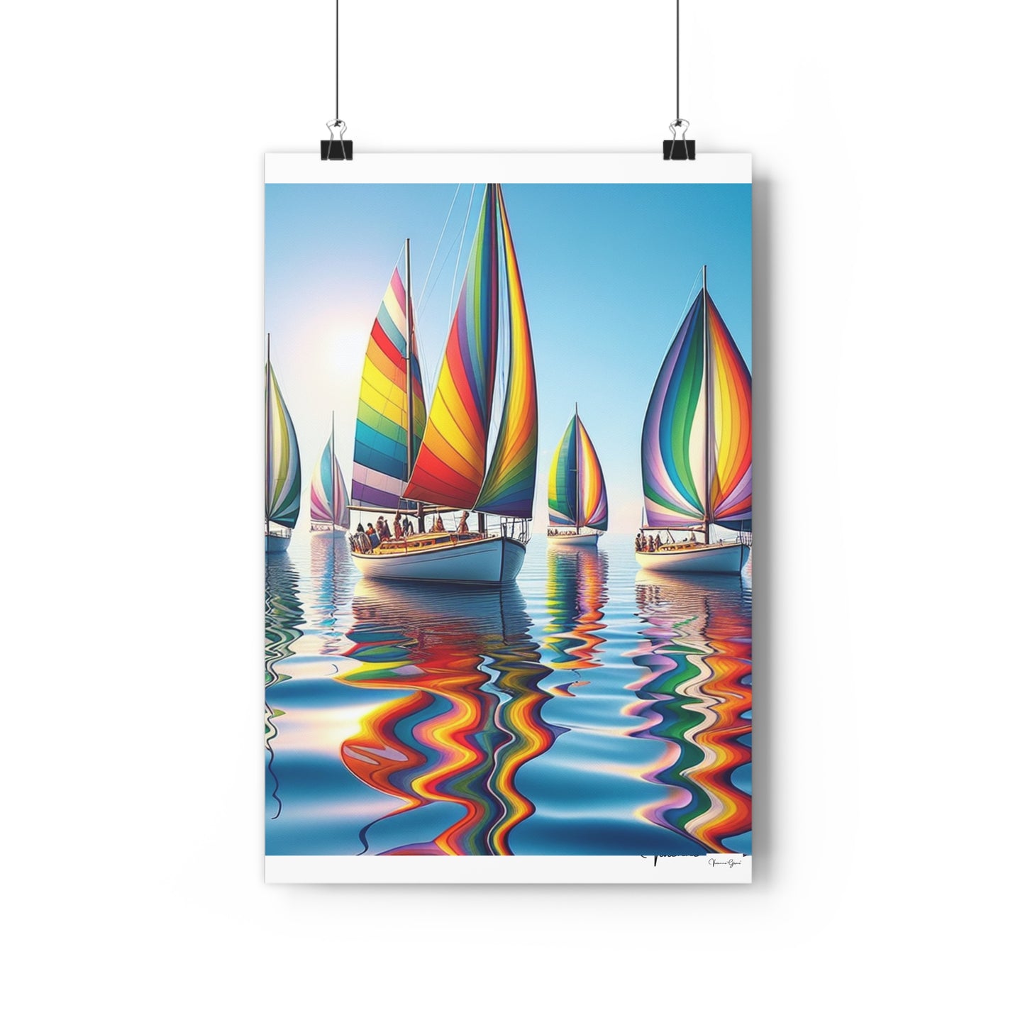 Giclée Art Print - SAILBOATS - Vivienne Grace