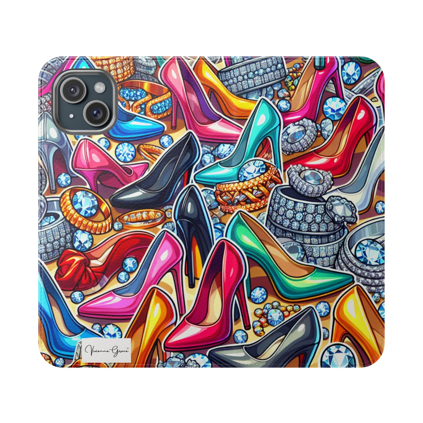 IPhone - Flip Case - STILETTO HEELS - Vivienne Grace