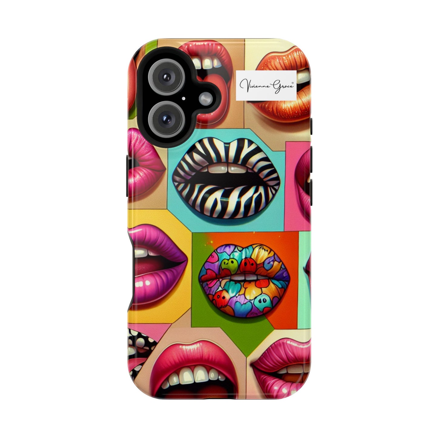 IPhone - Impact-Resistant Case - LIPS - Vivienne Grace