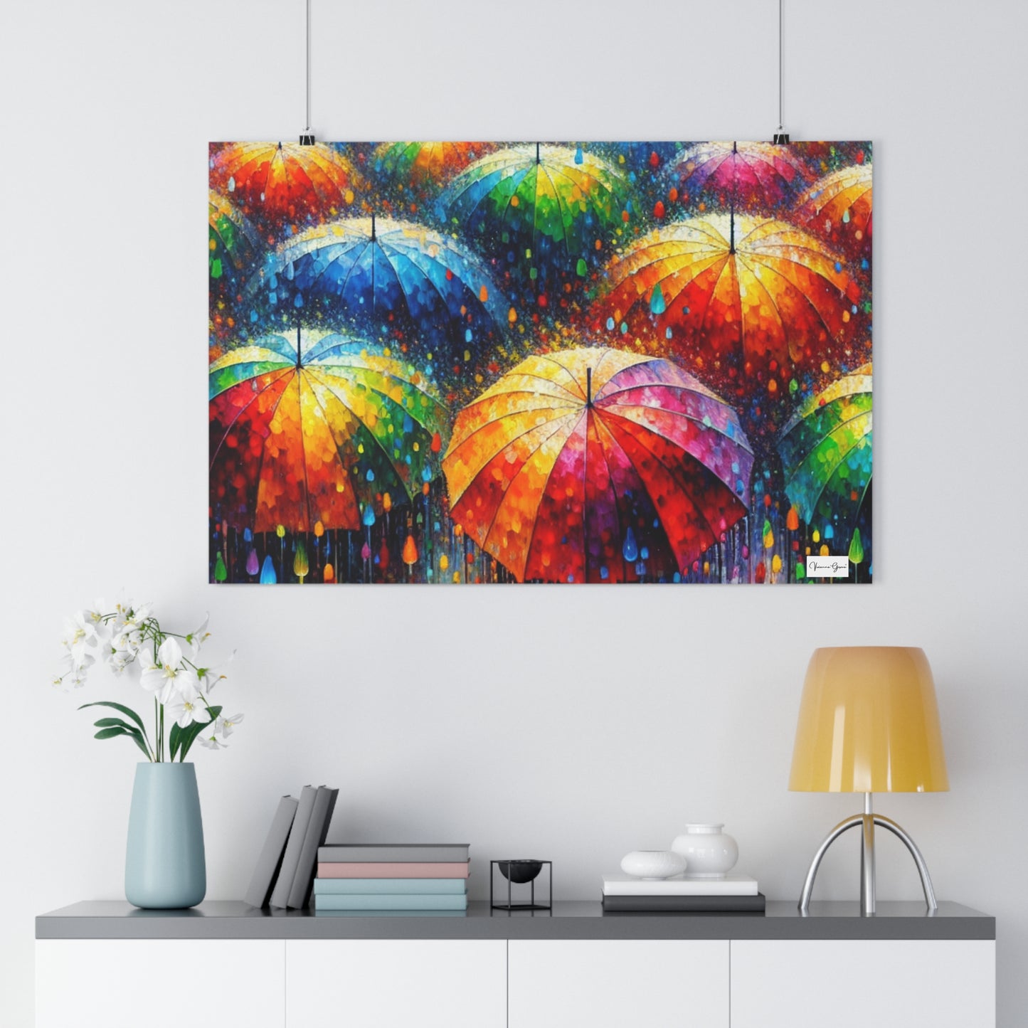 Giclée Art Print - Umbrellas - Vivienne Grace