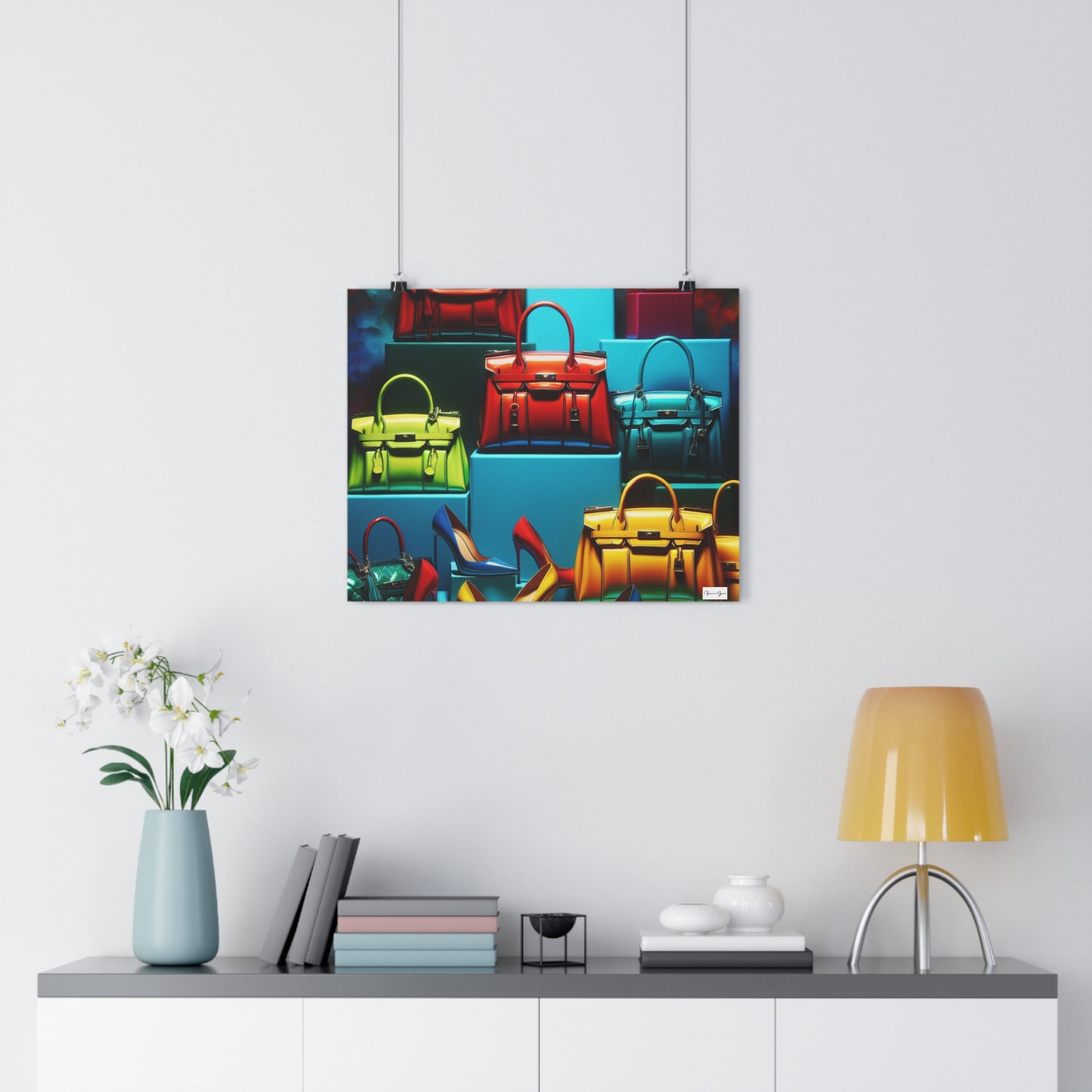 Giclée Art Print - Handbags/Stilettos - Vivienne Grace