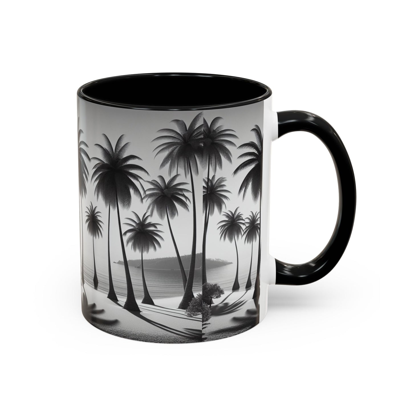 Coffee Mug - B/W Beach