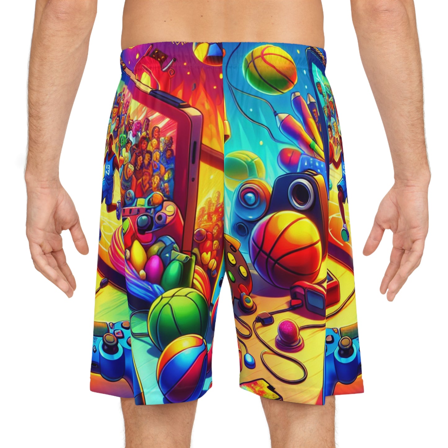 Basketball Shorts - Vibrant Gaming
