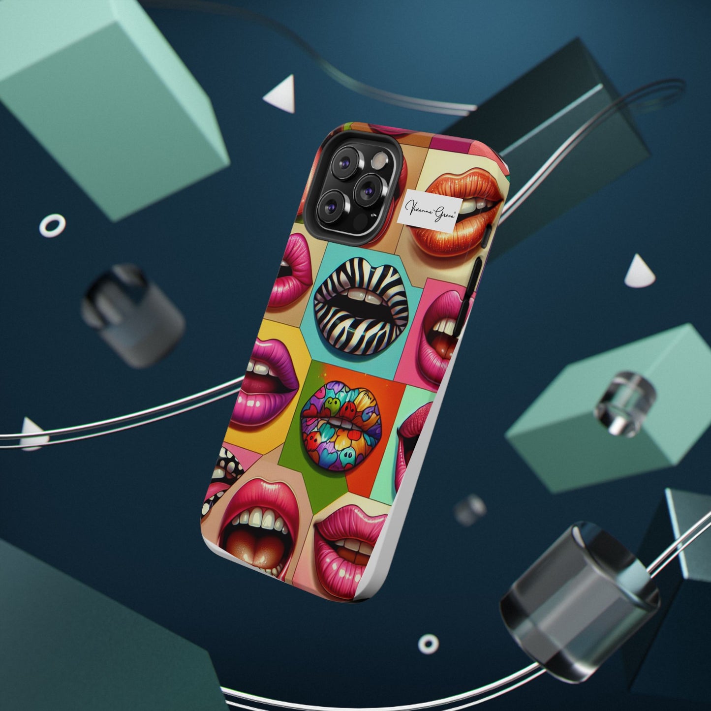 IPhone - Impact-Resistant Case - LIPS - Vivienne Grace