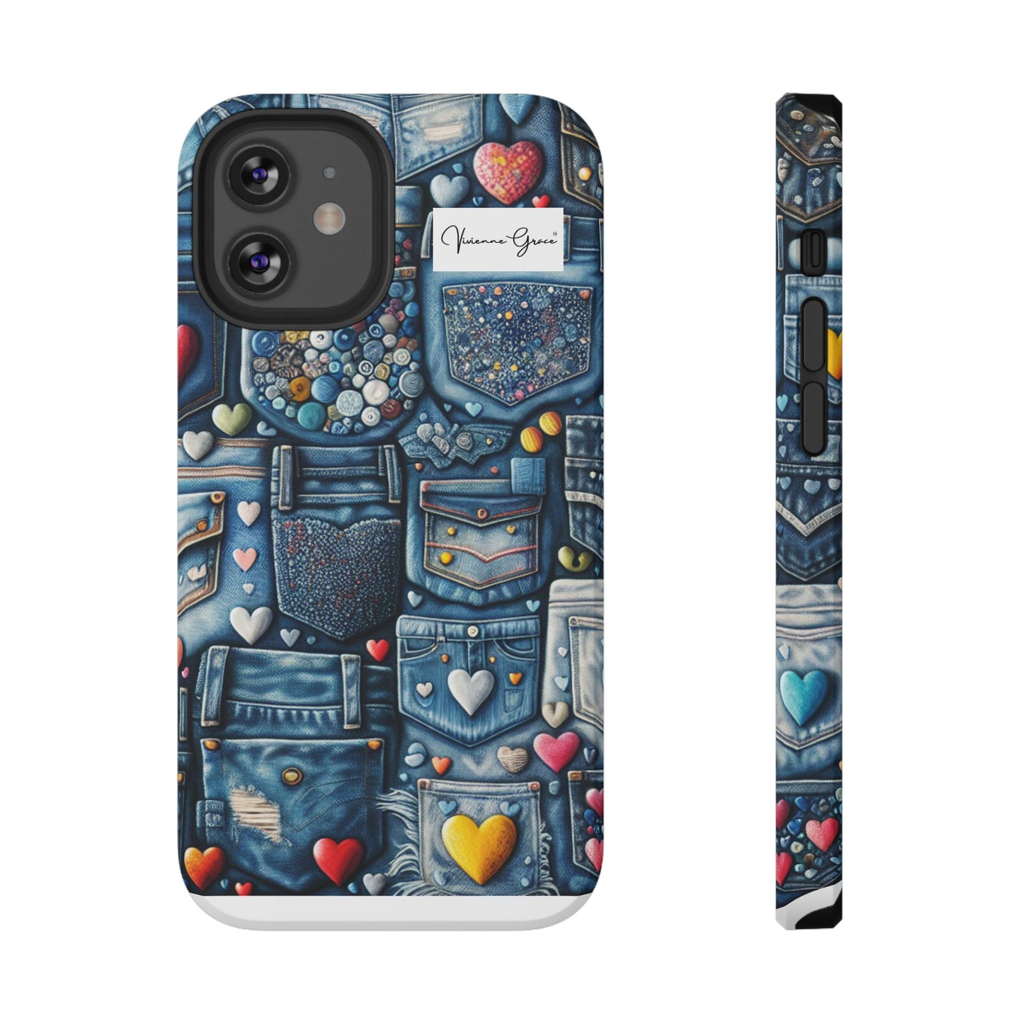 IPhone - Impact-Resistant Case - BLUE JEANS