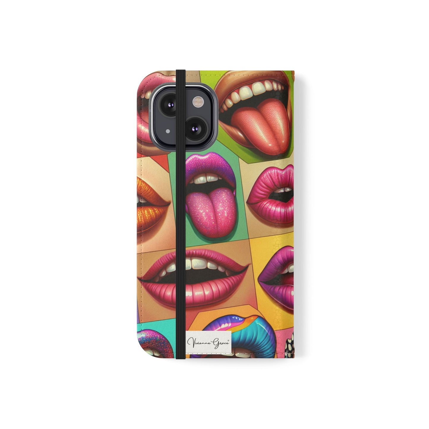 IPhone - Flip Case - LIPS - Vivienne Grace