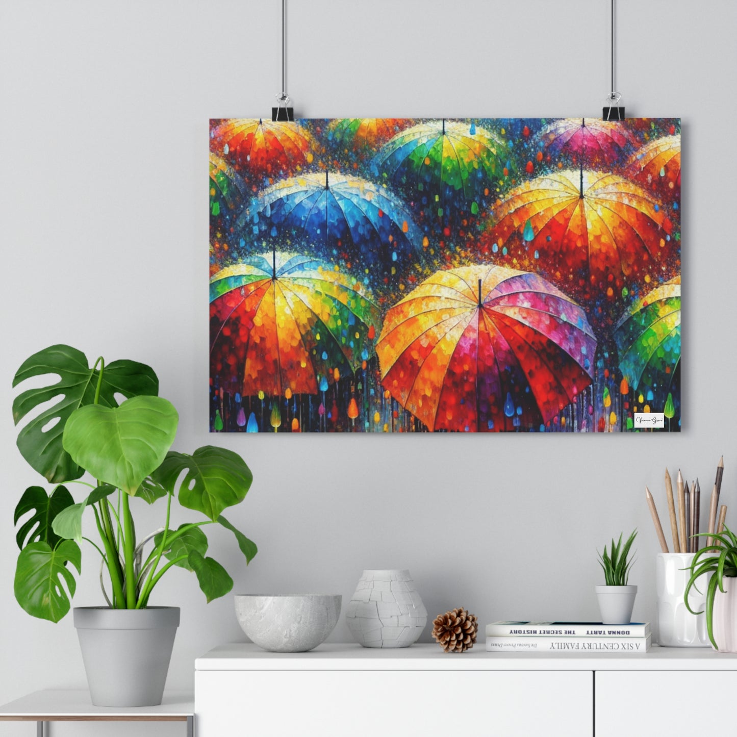 Giclée Art Print - Umbrellas - Vivienne Grace