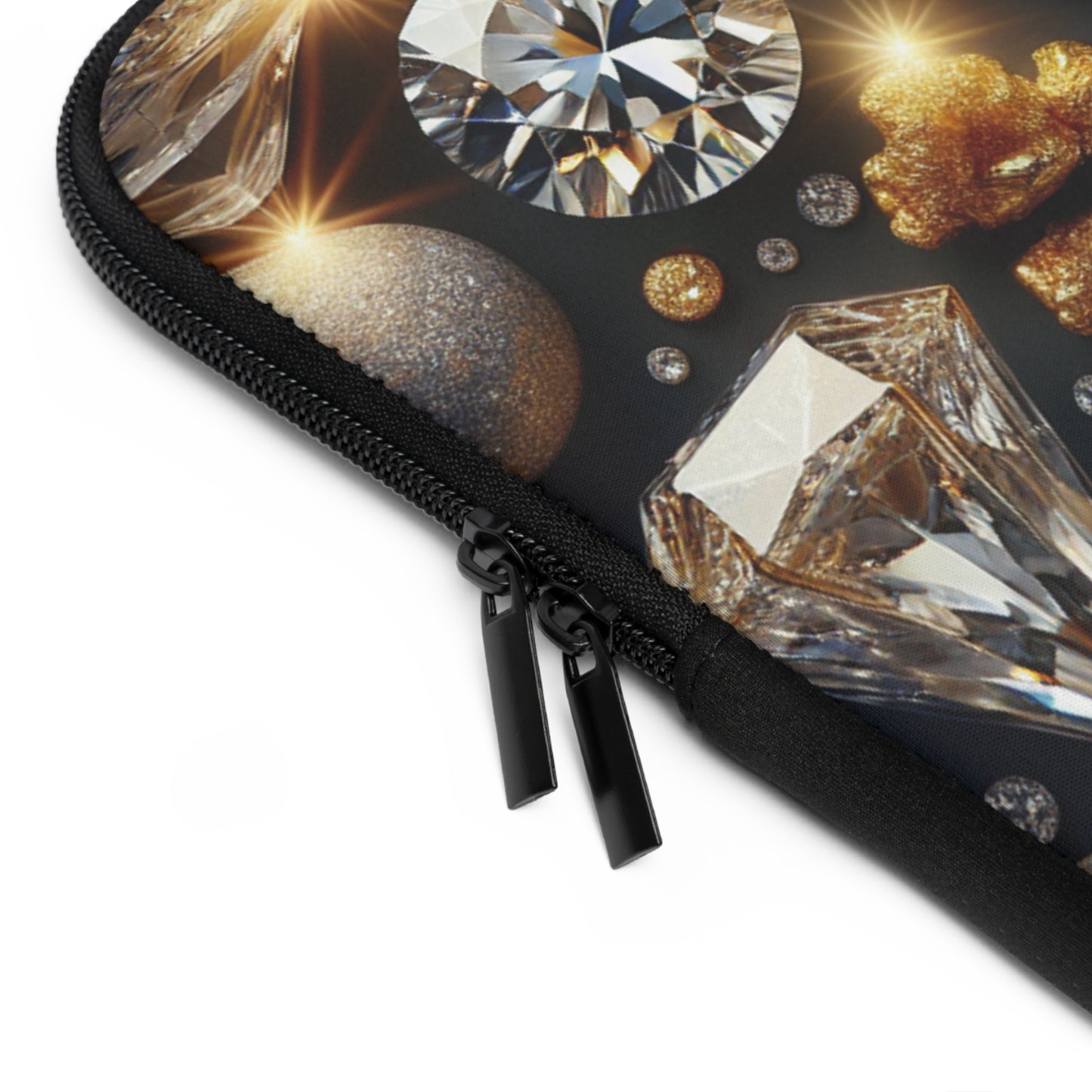 Laptop Sleeve - DIAMONDS & GOLD - Vivienne Grace