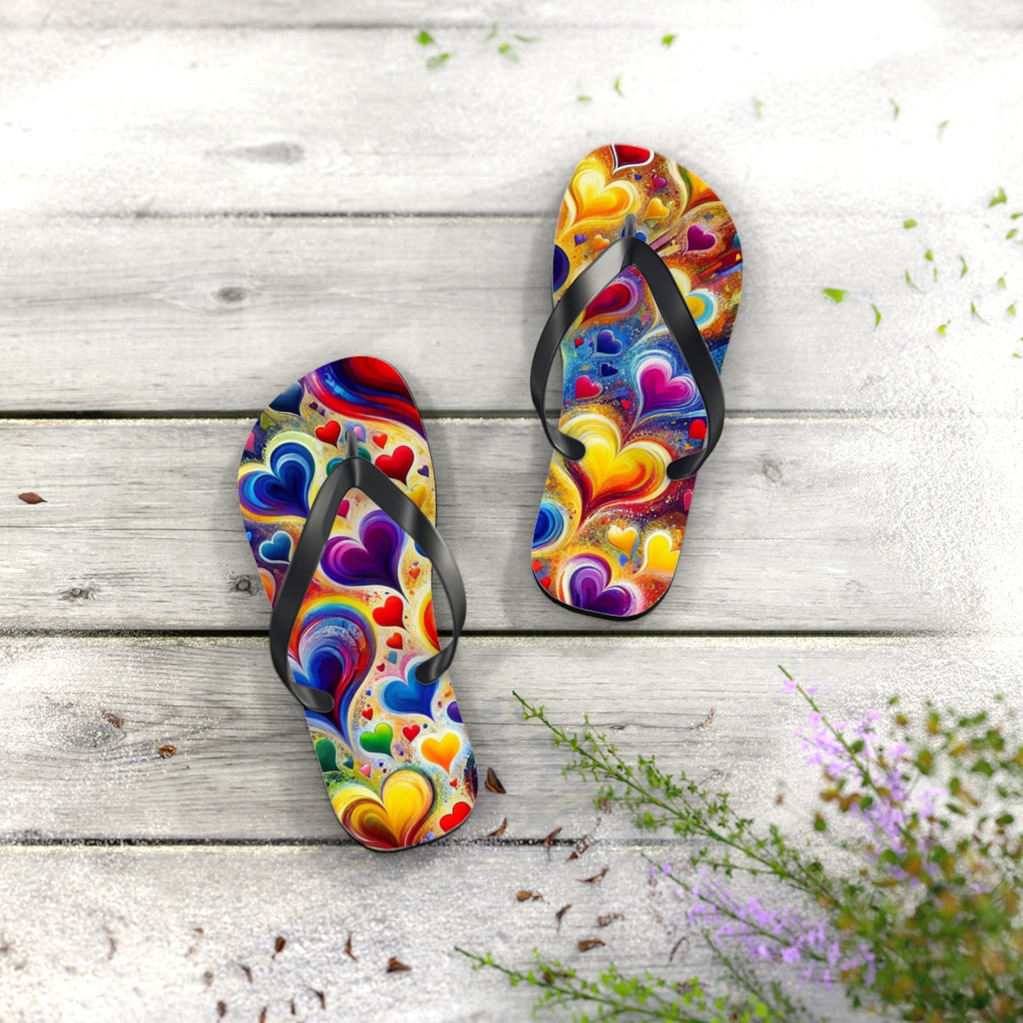 Flip Flops - BIG HEARTS - Vivienne Grace