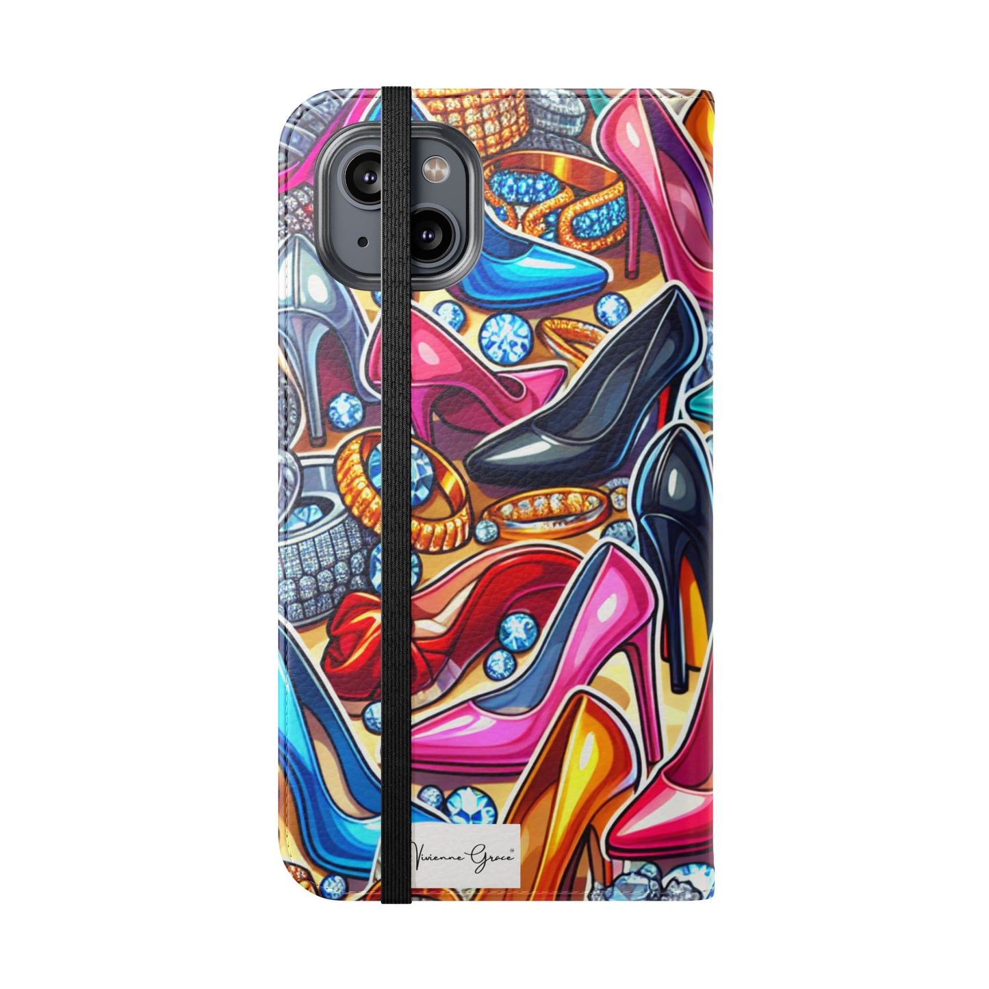 IPhone - Flip Case - STILETTO HEELS - Vivienne Grace