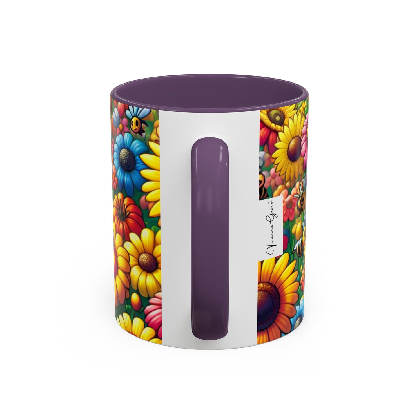 Coffee Mug - SUNFLOWERS/BEES - Vivienne Grace