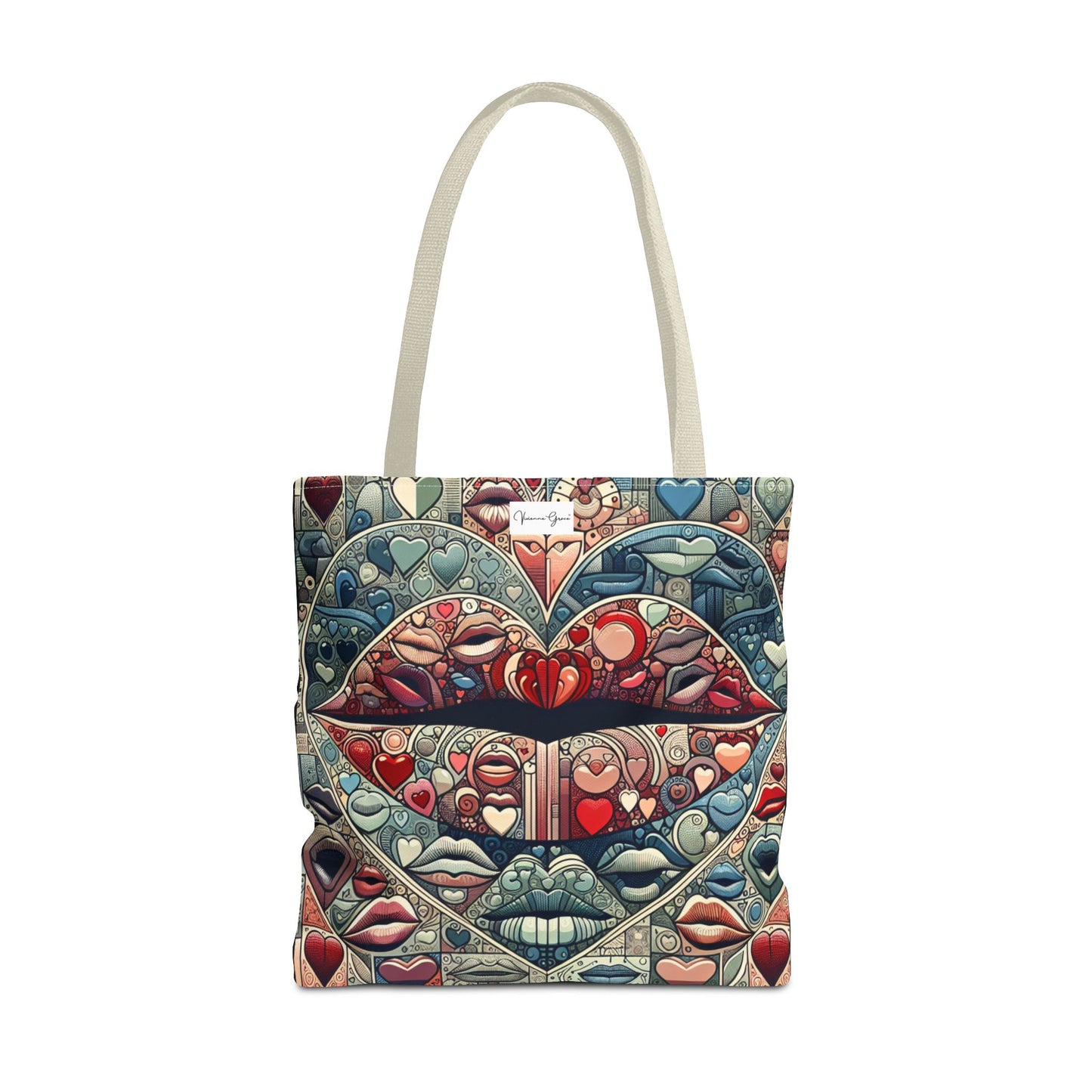 Tote Bag - BLUE LIPS - Vivienne Grace