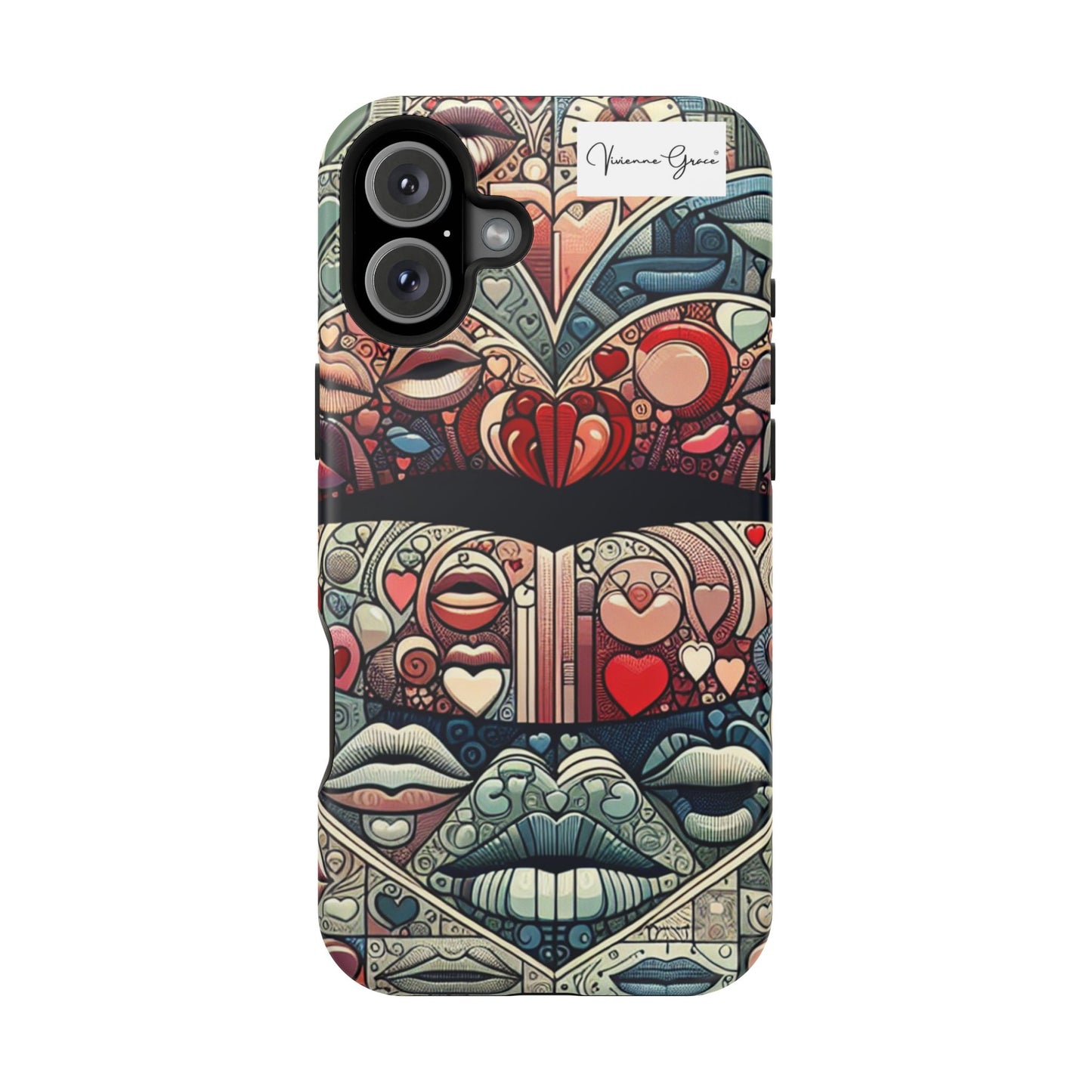 IPhone - Impact-Resistant Cases - BLUE LIPS - Vivienne Grace