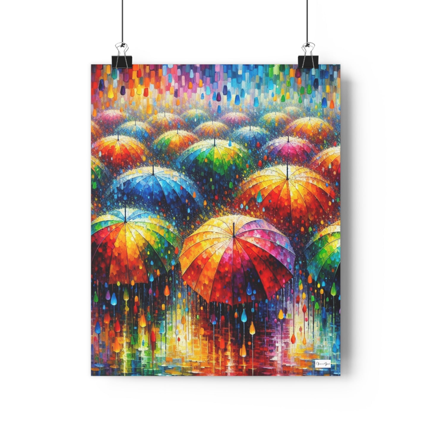 Giclée Art Print - Umbrellas - Vivienne Grace