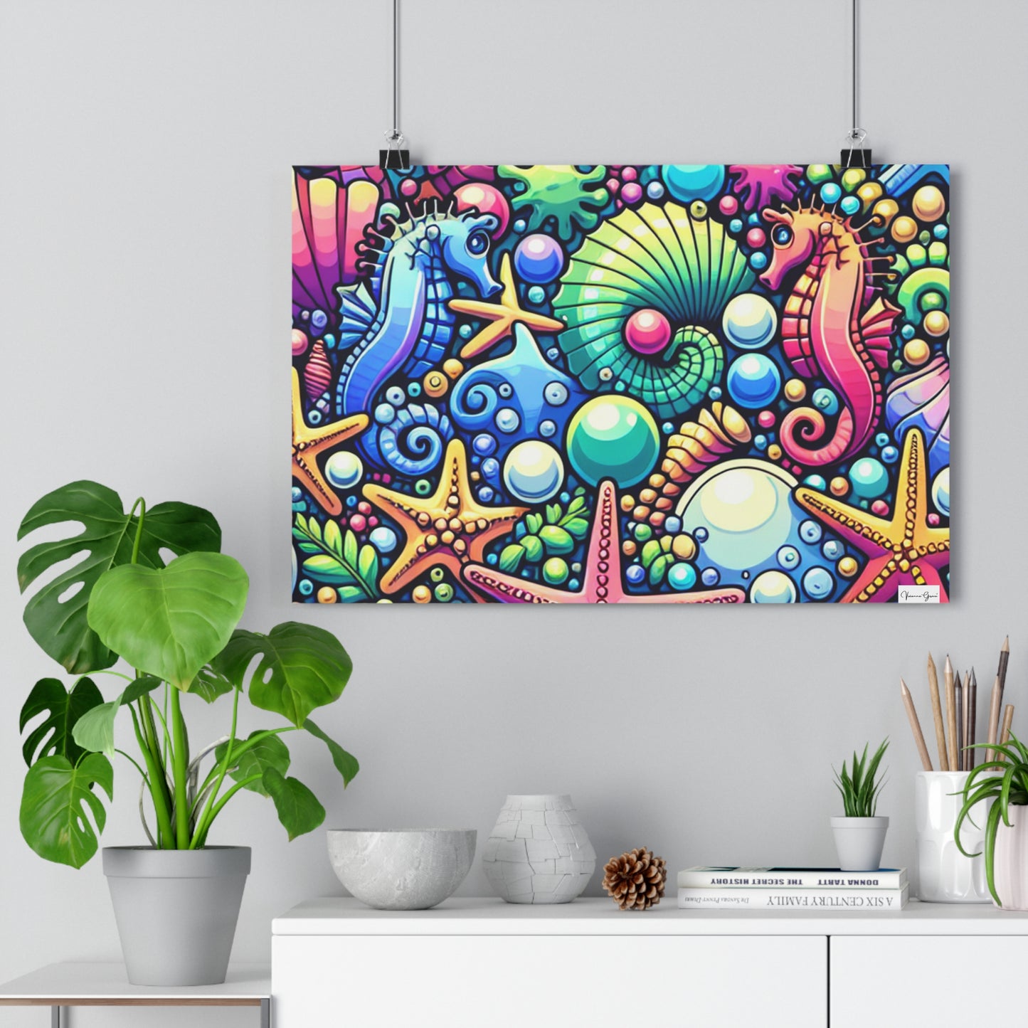 Giclée Art Print - BEACH BAUBLES