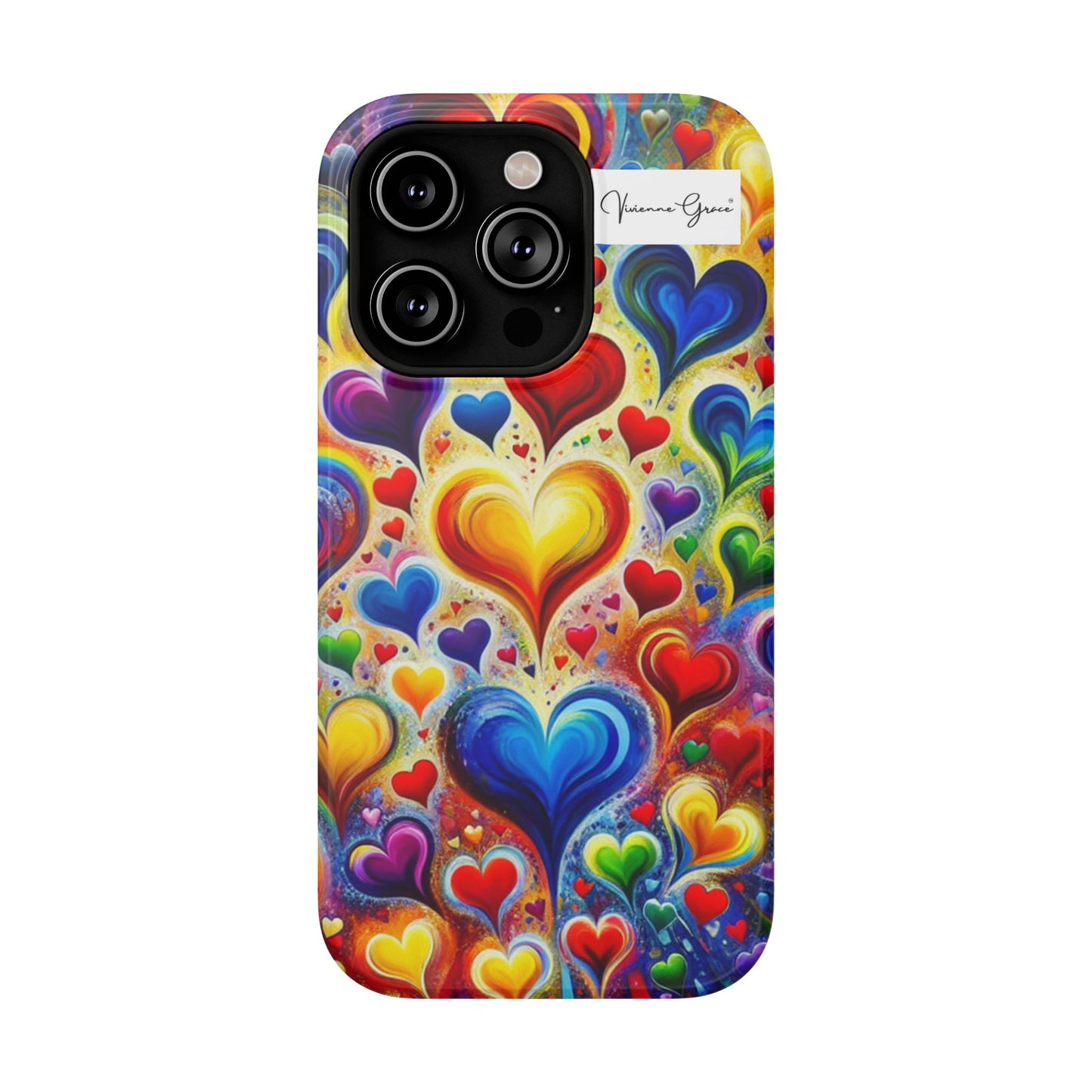 IPhone - Impact-Resistant Case - BRIGHT HEARTS - Vivienne Grace