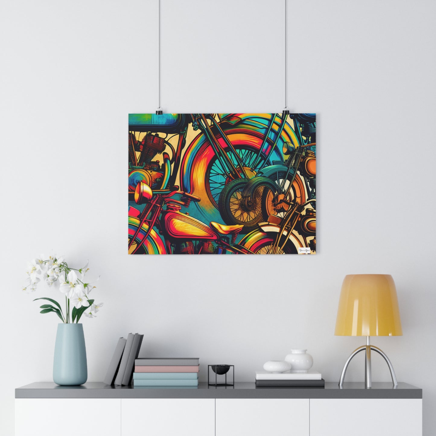 Giclée Art Print - Motorcycles - Vivienne Grace