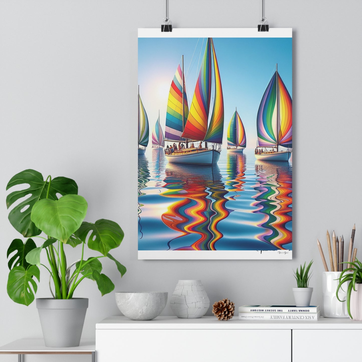 Giclée Art Print - SAILBOATS - Vivienne Grace