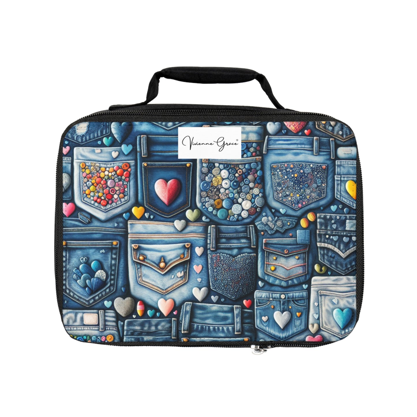 Lunch Bag - BLUE JEANS - Vivienne Grace
