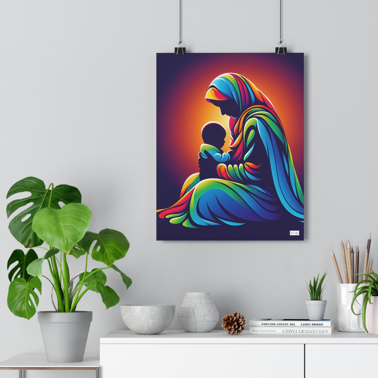 Giclée Art Print - Loving Mother - Vivienne Grace